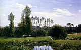 View At Rouelles, Le Havre by Claude Monet